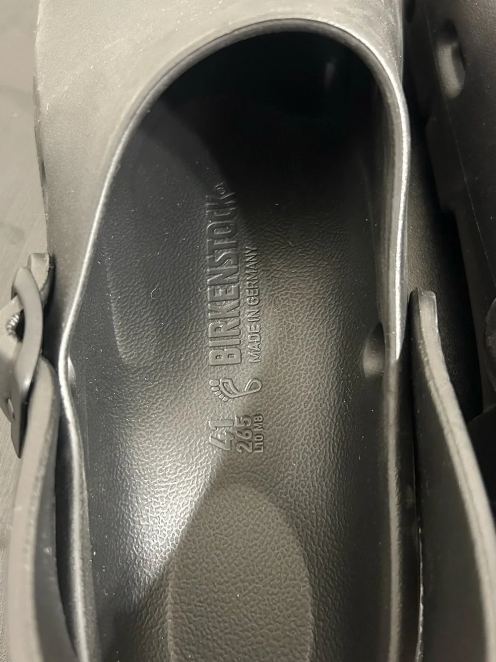 Birkenstock Birki Flow EVA Sandal Slipper Black Unisex US 8-8.5 EUR 41